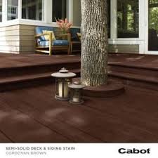 cabot pre tinted cordovan semi solid exterior wood stain 1 gallon lowes com exterior wood stain solid stain deck semi transparent stain colors