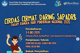 Check spelling or type a new query. Kemdikbud Gelar Lomba Cerdas Cermat Daring Sapadrb Ini Ketentuannya Halaman All Kompas Com