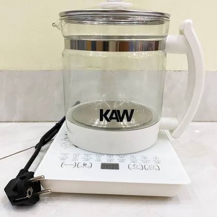 Ấm Điện Đa Năng KAW KAD-1.8L - Ấm Pha Trà 18 Chức Năng - Bình Đun Nước Đa Năng - Bếp Ấm Đun Nước Tự động-Bảo hành chính hãng. Chất Liệu Thủy