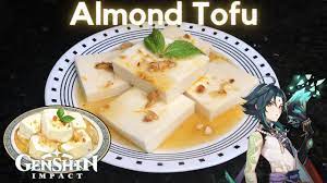 Almond Tofu from GENSHIN IMPACT | Xiao Scenes - YouTube