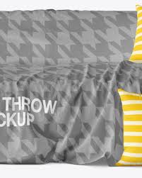 09.08.2020 · blanket mockup | 40+ free & premium throw, woven fleece psd & vector templates: Sofa Cover And Pillows Mockup In Object Mockups On Yellow Images Object Mockups