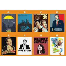 In the season finale, ted confesses his we have collected some greatest how i met your mother poster which is ready for print and will look. How I Met Your Mother Himym Tv Series Artwork Poster Magnet Collectible Shopee Philippines