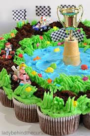 Mario birthday cake super mario brothers party happy. Mario Kart Cupcake Pull Apart