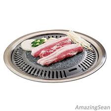 Korean Bbq Stone Grill Bbq Pan Stone Plate Stovetop Barbecue Native Rock Steak Chicken Ribs Pork Belly Grill Pan You Bbq Recipes Ribs Pork Belly Rib Recipes