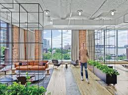 Google S Nyc Office By Interior Architects Has Eye Catching Features At Every Turn Interior Architect Corporate Office Design Interiors Corporate Office Design
