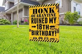 Birthday Lawn Signs Rental Regina Pin On Virtual Party Ideas