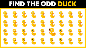 Find The Different Duck One Out Spot The Odd One Out Game Odd Emoji Out Find The Difference Emoji Puzzle The Odd Ones Out Quizzes Games