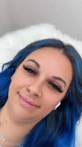 Blue hair don’t care 💙, Love this pretty and natural set of combo brows