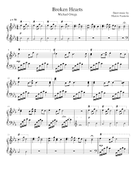 Share your holiday spirit with everyone with hundreds of free christmas sheet music downlo. Broken Hearts Sheet Music For Piano Solo Musescore Com