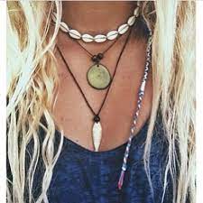 All These Necklaces Nec Boho Jewelry Surf Girl Hair Beautiful Jewelry