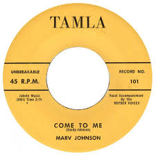 45cat - Marv Johnson - Come To Me / Whisper - Tamla - USA - 101