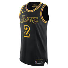 Lonzo Ball City Edition Authentic Jersey Los Angeles Lakers Men S Nike Nba Connected Jersey Black Lakers Kobe Bryant Kobe Bryant 24 Los Angeles Lakers