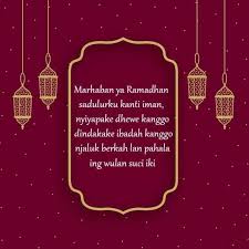 Jul 21, 2019 · halo sobat, dipostingan ini kami akan memberikan informasi populer mengenai tema acara halal bihalal. Ucapan Puasa Ramadhan Bahasa Jawa Dan Inggris Review Teknologi Sekarang