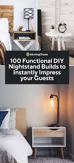 We've taken ikea products you don't usually find in the bedroom and turned them into unique solutions for storing and decorating in your bedroom. 100 Functional Diy Nightstand Builds To Instantly Impress Your Guests