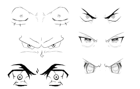 Angry Eyes | How to draw anime eyes, Manga eyes, Anime nose