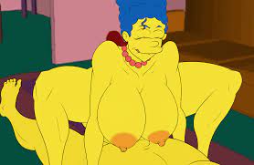 Xbooru - bouncing breasts cowgirl position gif girl on top huge breasts  large areolae marge simpson nipples the simpsons thighs whoa look at those  magumbos yellow skin | 791744