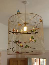 I M A Potter But Like To Make Other Things Bird Cage Lamp Shade 23 Diameter Using Wire Mesh Wrapped Round Shade R Caged Lamp Bird Cage Decor Lamp Shade