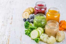 Download Colorful Baby Food Purees In Glass Jars Stock Photo Picture And Royalty Free Image Image 90327966 Yellowimages Mockups