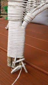 Wrap Artist Wicker Rehab Part 1 Wicker Furniture Repair Painting Wicker Furniture Wicker Furniture