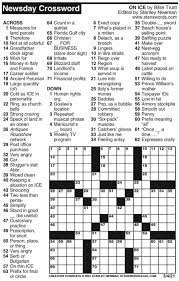 Newsday Crossword Puzzle For May 04 2021 By Stanley Newman Creators Syndicate