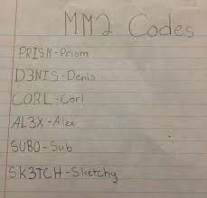 If you have also comments or suggestions, comment us. Murder Mystery 2 Knife Codes Roblox Amino