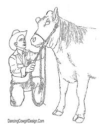 Supercoloring.com is a super fun for all ages: Livestock Show Animals Coloring Pages Dancing Cowgirl Design
