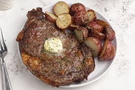 That's the reason an air fryer steak does not have that intensely grey, overcooked area near the surface. Air Fryer Ribeye Steak Air Frying Foodie