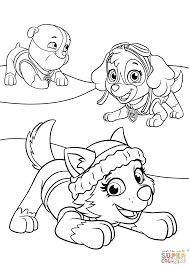Paw Patrol Skye Coloring Pages Coloringnori Coloring Pages For Kids Download printable paw patrol everest coloring page.