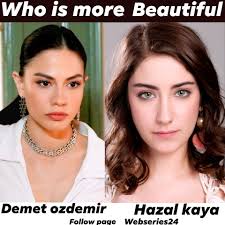 Hazal kaya vs demet ozdemir 😘❤️ Who is more your favourite ❤️ I think this  one is tough 😅 #HazalKaya #demetozdemir #turkishactress #turkishdrama  #turkishseries