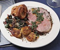 How about a juicy flavorful standing rib roast recipe with a crusty exterior and pink center? Christmas Dinner With An English Accent Finecooking