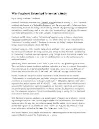 Why Facebook Debunked Princeton S Study Pdf Study Research Studies Princeton