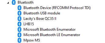 The bose nc700 seem to only be recognized as 'headphones' and the windows bluetooth settings states 'connected music', not 'connected voice'. Bluetooth Headsets Pair But Can T Connect