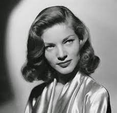 Lauren Bacall S Simple 1940 S Hair Style Pin Curls 101 Lavender Twill 1940s Hairstyles Hollywood Curls Old Hollywood Hair