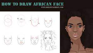 On the last line, go down a bit further. How To Draw Black Girl Faces In 8 Steps I Draw Fashion Drawings Drawing Cartoon Faces African