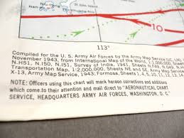 Us Army Air Force Wwii Escape Evasion Cloth Cbi Hump