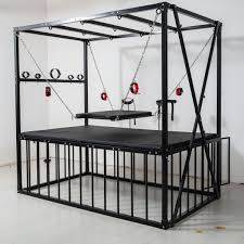 BDSM Bondage Kit Trussed Frame Restraint Love Furniture Bed Frames Torture  Cage | eBay
