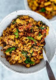 Tested instant pot recipes and pressure cooker recipes. Instant Pot Creamy Tomato Pasta With Ground Turkey Spinach Killing Thyme