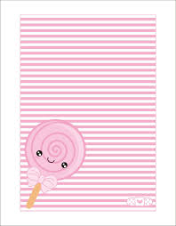 Carta Lollipop Escribir Cartas De Amor Hojas Para Imprimir Escritura De Documentos