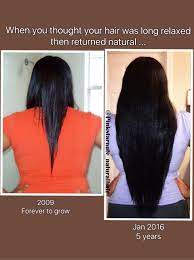 My Hair Straightened What A Difference Long Relaxed Hair Natural Hair Styles Long Natural Hair