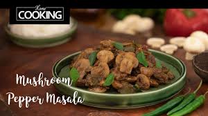Mushroom Pepper Masala Mushroom Recipes Youtube
