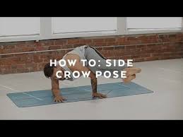 How To Do Side Crow Pose Patrick Beach Yoga Youtube Side Crow Pose Side Crow Crow Pose