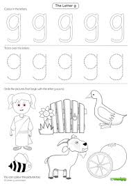 letter g worksheet 1