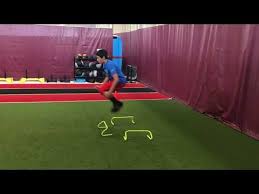 Tp1 Athlete Ben Working On Ground Contact Explosiveness And Reaction Time In This Drill He Is Doing A Mini Vertical Jump Training Exercise For Kids Hurdles