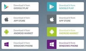 Free App Market Download Buttons Psd Titanui Marketing Downloads Buttons For Website Marketing