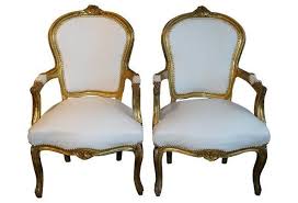 Gilt Ostrich Leather Chairs Pair Leather Chair Chair Ostrich Leather