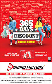 Brand Factory 365 Days Discount Ad Times Of India Delhi 06 09 2018 Discount Ad Wills Lifestyle Ads