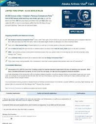 Apply for an alaska airlines visa® credit card. Boa Alaska Airlines Signature Visa 40k Offer Churning