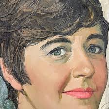 ✨Sold✨ Today's pick is this amazing mixed media assemblage diorama created  by noted artist and illustrator Marilyn Conover (1925-2014). This piece is  a self portrait of the artist created in 1970 at