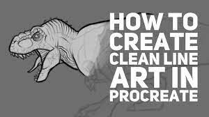 How To Create Clean Line Art In Procreate Procreate Tutorial Line Art Procreate
