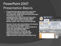 Cara memberikan background pada presentasi ms powerpoin 2007 dengan menggunakan fitur. Ms Power Point Ppt Download